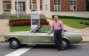 Dave Heggem outside Alston Hall